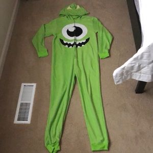 Monsters Inc Mike Wazowski adult onesie